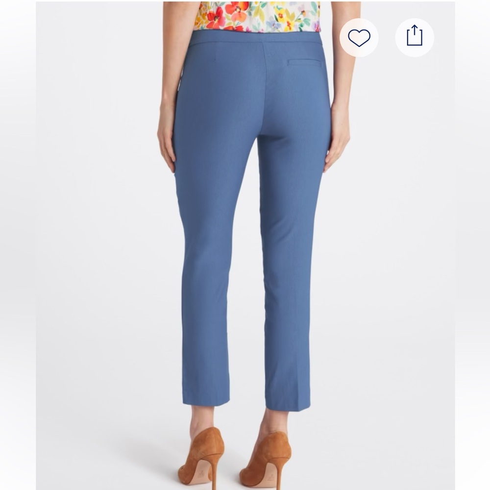 Tribal Women's Cropped Blue Pants - Picture 3 of 6